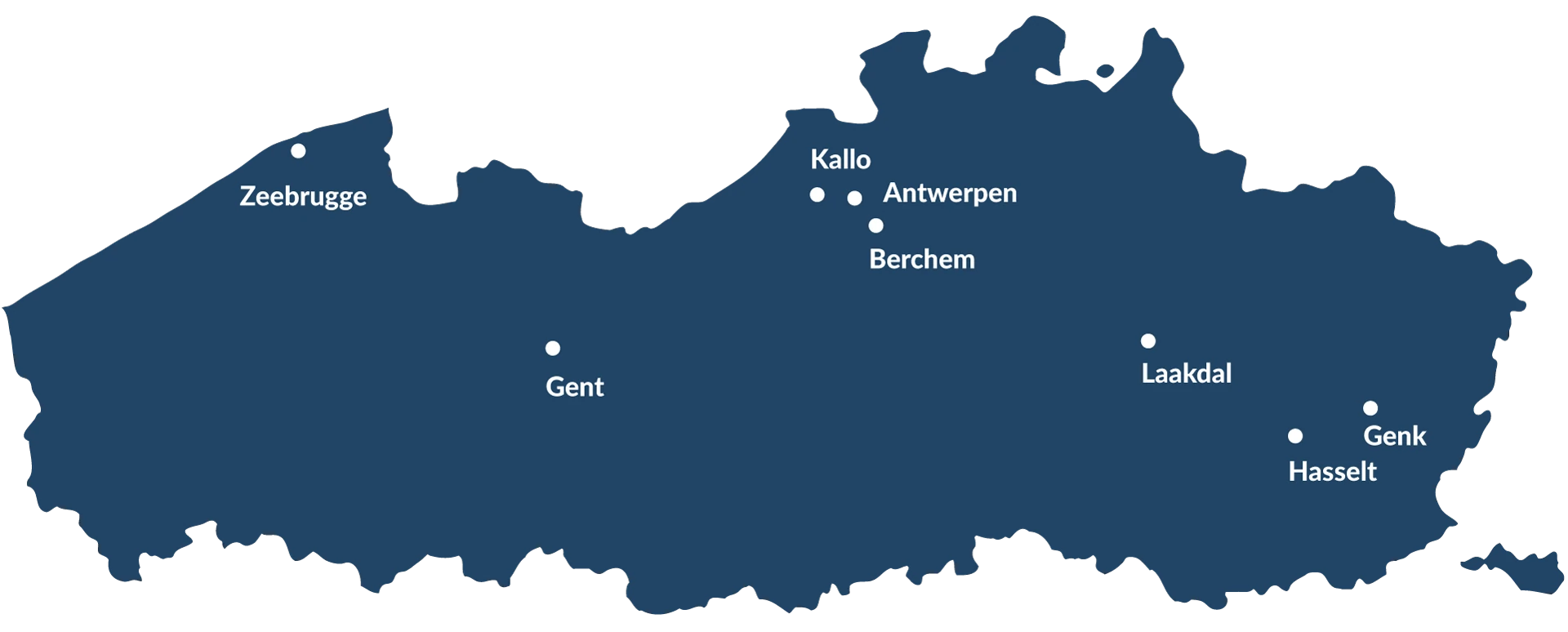 Onze leslocaties in Vlaanderen